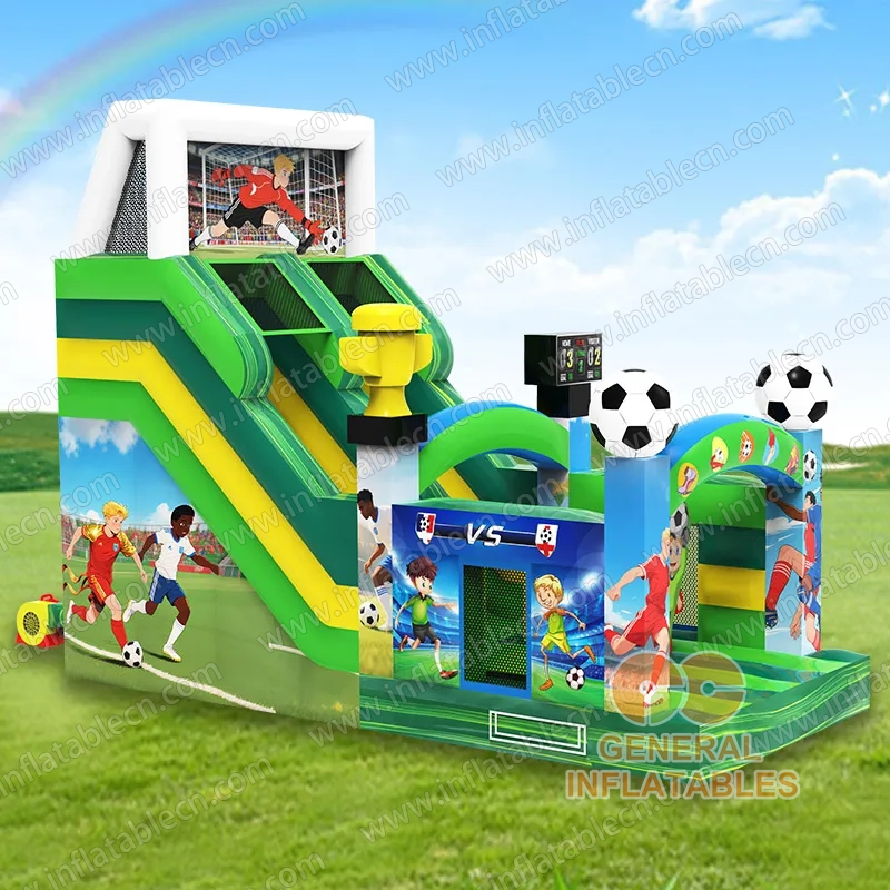 GS-280  Fußball-Aufblasbare Rutsche